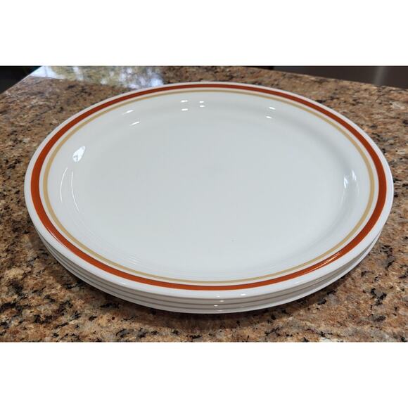 Vintage Corelle Cinnamon Chestnut Set of 4 Dinner Plates 10 1/4" Diameter - Picture 5 of 16